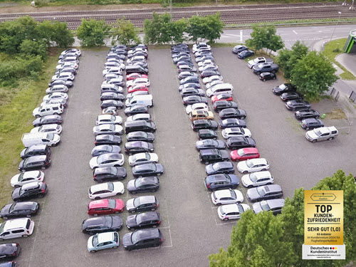 Mein Flughafenparkplatz P1 (Shuttle-Service) | Freifläche Parkplatz