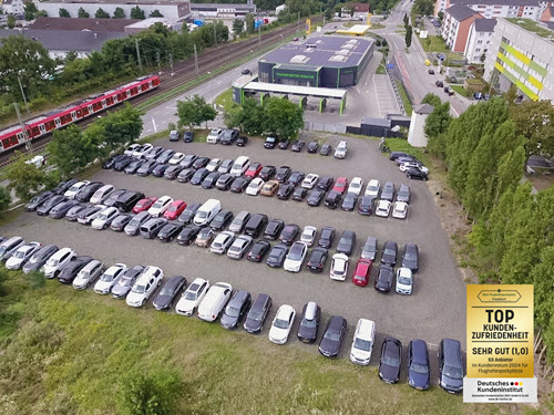 Mein Flughafenparkplatz P1 (Shuttle-Service) | Freifläche Parkplatz